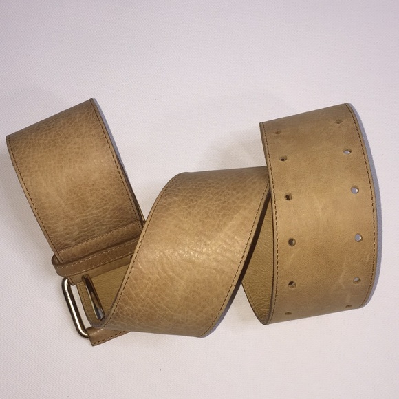 Schumacher leather belt 34” long